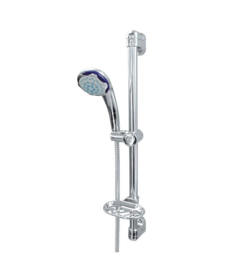 Occasion - ROUSSEAU Barre de douche + douchette sans robinet Heko - Chromé