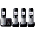Occasion - PANASONIC - KXTG6824FRB - Téléphone numérique sans fil - Gris et noir