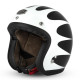 Occasion- Casque Jet Cafe Racer S250 Noir / Blanc  Brillant - Taille XL