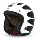 Occasion- Casque Jet Cafe Racer S250 Noir / Blanc  Brillant - Taille XL