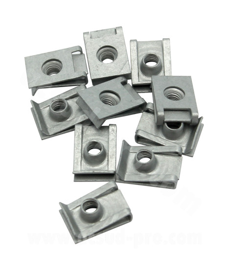AGRAFES DE CARROSSERIE M6 (SACHET DE 10 PIECES)