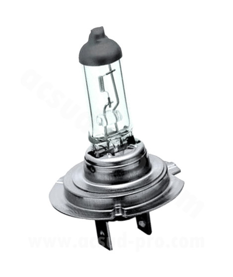 AMPOULE / LAMPE HALOGENE H7 12V 55W CLASSIC CULOT PX26D BLANC (PROJECTEUR) (VENDU A L'UNITE)