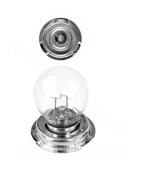 AMPOULE / LAMPE STANDARD 12V 15W CULOT P26s NORME S3 BLANC (PROJECTEUR) (VENDU A L'UNITE)