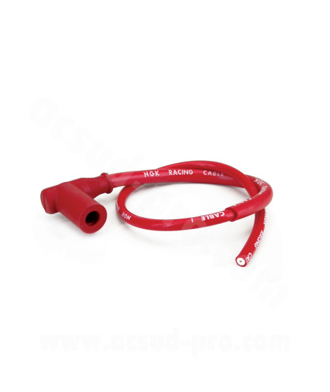 ANTIPARASITE NGK RACING  COUDE 90 + FIL DE BOUGIE NGK RACING CR4 ( 8054 )