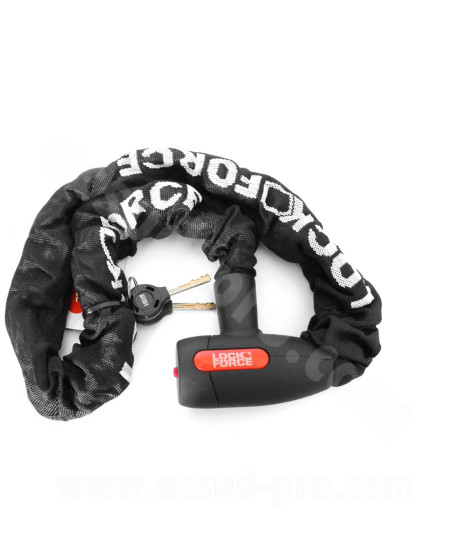 ANTIVOL CHAINE LOCKFORCE ANACONDA 1.50m (MAILLON Ø10)