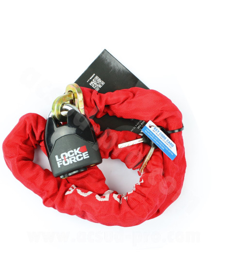 ANTIVOL CHAINE LOCKFORCE BOA 1.80m (MAILLON Ø10)