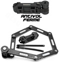 ANTIVOL VELO ARTICULE A CODE WTP GRENAT L 0.8m