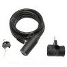 ANTIVOL VELO SPIRAL A CLE PERF Ø8mm L 1.50m  (LIVRE AVEC SUPPORT)