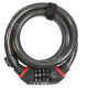ANTIVOL VELO SPIRAL A CODE ZEFAL K-TRAZ C9 HAUTE SECURITE Ø15mm L 1.80m