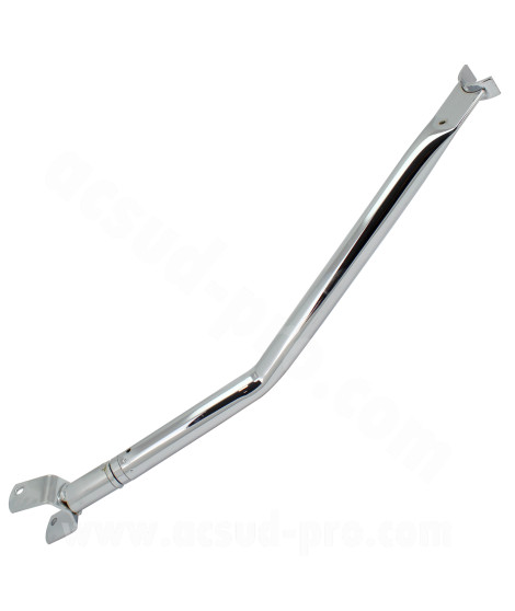 BARRE DE RENFORT CHROME COUDEE RONDE ADAPT. PEUGEOT 103 MVL  / SP / VOGUE