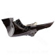 BAS DE CAISSE  ADAPT. MBK NITRO / YAMAHA AEROX 1998-2012 NOIR MAT