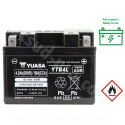 BATTERIE YUASA YTB4L 12V 4 AH (  REMPLACE LA YTX4L-BS ) - AGM ACTIVE USINE