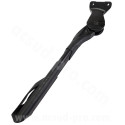 BEQUILLE VELO E-BIKE 24" 26" 28" REGLABLE RENFORCEE ALU NOIR - ESPACEMENT 40MM