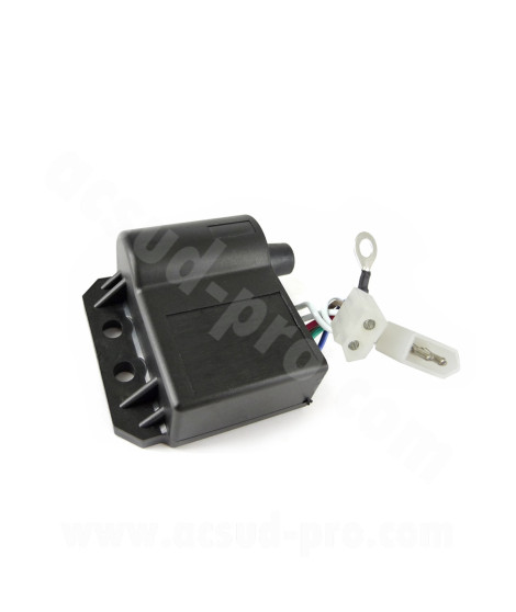 BOBINE HAUTE TENSION/CDI MOTO ADAPT. DERBI SENDA 1994-2004. GPR 1997-2004 (ALLUMAGE LEONELLI)
