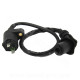 BOBINE HAUTE TENSION MAXISCOOTER ADAPT. SYM 125-200CC HD 2003-11 /JOYRIDE 2001-14 / GTS 125 (OEM : 3051A-H9A-000)