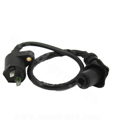 BOBINE HAUTE TENSION MAXISCOOTER ADAPT. SYM 125-200CC HD 2003-11 /JOYRIDE 2001-14 / GTS 125 (OEM : 3051A-H9A-000)