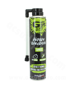 BOMBE ANTI CREVAISON REPARATION EXPRESS GS27 MOTO 300 ML