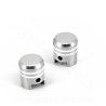 BOUCHON VALVE PISTON CHROME (LA PAIRE)
