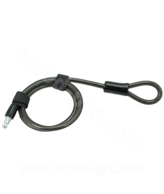 CABLE PLUG AUVRAY  POUR ANTIVOL Ø10mm X 1.00m (compatible Mega lock)