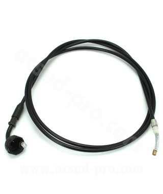 CABLE VEROUILLAGE DE SELLE ADAPT YAMAHA AEROX - MBK NITRO  2001-2012 (CABLE + GAINE) (OEM : 5BR-F478E-01)