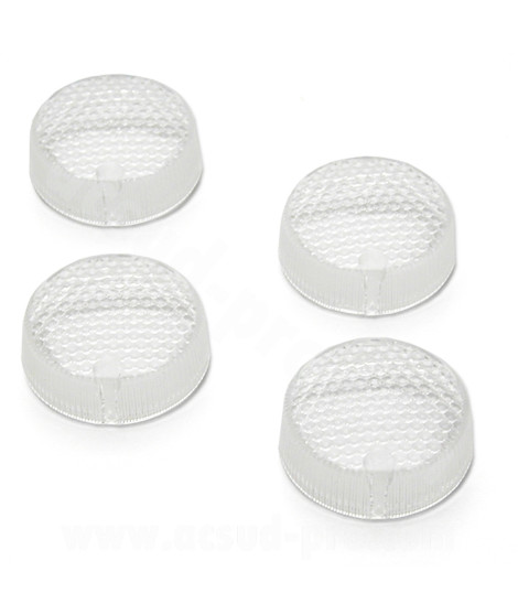 CABOCHON CLIGNOTANT TNT TRANSPARENT ADAPT. APRILIA RS 2000 / SCARABEO (BLISTER DE 4) *