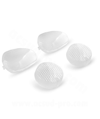 CABOCHON CLIGNOTANT TNT TRANSPARENT ADAPT. MALAGUTI F12 2006 (BLISTER DE 4) *
