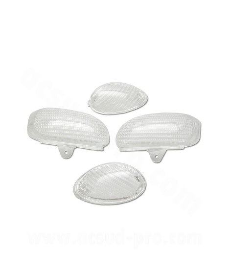 CABOCHON CLIGNOTANT TNT TRANSPARENT ADAPT. MBK OVETTO / YAMAHA NEOS (BLISTER DE 4) *