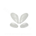 CABOCHON CLIGNOTANT TNT TRANSPARENT ADAPT. PIAGGIO NRG / NTT (BLISTER DE 4) *