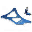 CACHE PIGNON ALUMINIUM CARENZI ADAPT. MINARELLI AM6 50CC BLEU ANODISE