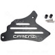 CACHE PIGNON ALUMINIUM CARENZI EVO ADAPT. MINARELLI AM6 50CC NOIR