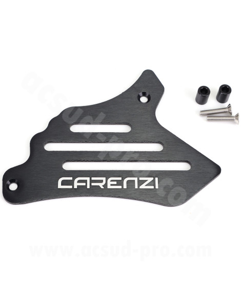 CACHE PIGNON ALUMINIUM CARENZI EVO ADAPT. MINARELLI AM6 50CC NOIR