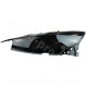CAPOT ARRIERE DROIT ADAPT. YAMAHA TMAX 500cc 2008-2012  NOIR BRILLANT