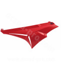CAPOT ARRIERE GAUCHE ADAPT. DERBI SENDA DRD / XTREM 2000-2011  ROUGE