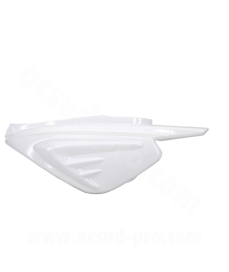 CAPOT ARRIERE GAUCHE ADAPT. MBK BOOSTER NEXT / YAMAHA BWS NEXT ROCKET BLANC