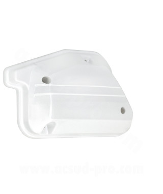 CAPOT DE FILTRE A AIR ADAPT. MBK 50 BOOSTER 1990-2003 / STUNT 1990-2003 / YAMAHA 50 BWS 1990-2003  BLANC
