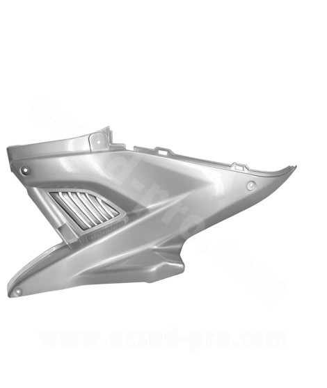 CAPOT MOTEUR GAUCHE ADAPT. MBK NITRO / YAMAHA AEROX GRIS METAL