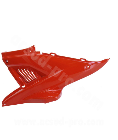 CAPOT MOTEUR GAUCHE ADAPT. MBK NITRO / YAMAHA AEROX ROUGE SCUDERIA