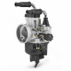 CARBURATEUR DELLORTO PHVB 19 DD (MONTAGE SOUPLE - AVEC GRAISSAGE - STARTER A CABLE) REF 1179