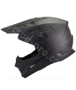CASQUE CROSS NOEND SC35 PURE NOIR MAT     L
