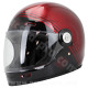 CASQUE INTEGRAL ARCHIVE VINTAGE THE LEGEND FIBRE SHINY RED TAILLE XXL