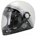 CASQUE INTEGRAL ARCHIVE VINTAGE THE LEGEND FIBRE WHITE TAILLE     S