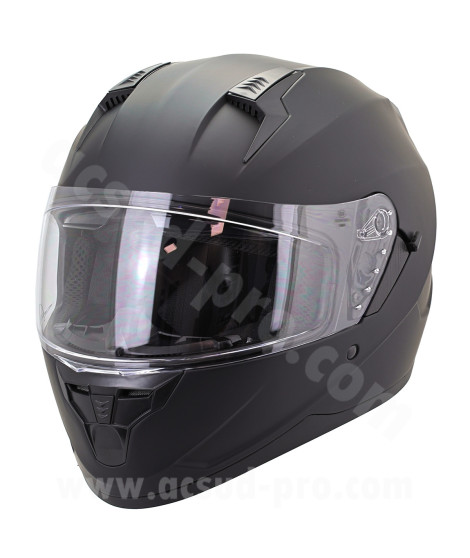 CASQUE INTEGRAL DOUBLE ECRAN NOEND PURE SC-33 NOIR MAT  XL (ECE 22.06)
