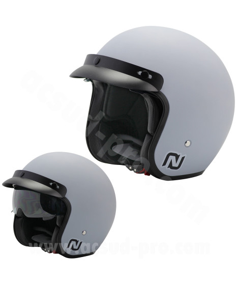 CASQUE JET NOEND SUN SERIES GRIS MAT     XS