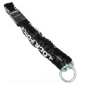 CHAINE ANTIVOL LOCKFORCE LASSO CHAINE Ø9.5mm ANNEAU Ø10mm AVEC FOURREAU TISSU NOIR 1.50m NON SRA