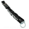 CHAINE ANTIVOL LOCKFORCE LASSO CHAINE Ø9.5mm ANNEAU Ø10mm AVEC FOURREAU TISSU NOIR 1.50m NON SRA