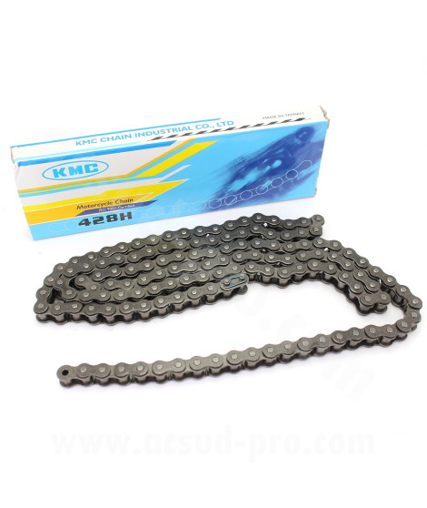 CHAINE MOTO / MECABOITE RENFORCEE KMC 428 130 MAILLONS