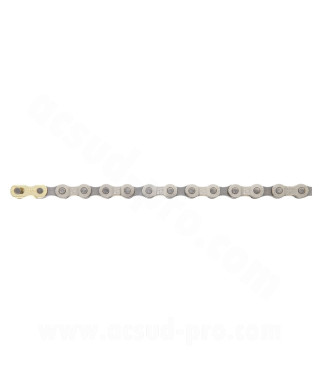 CHAINE VELO 9V. SRAM PC-971 ARGENT 114 MAILLONS 2.38