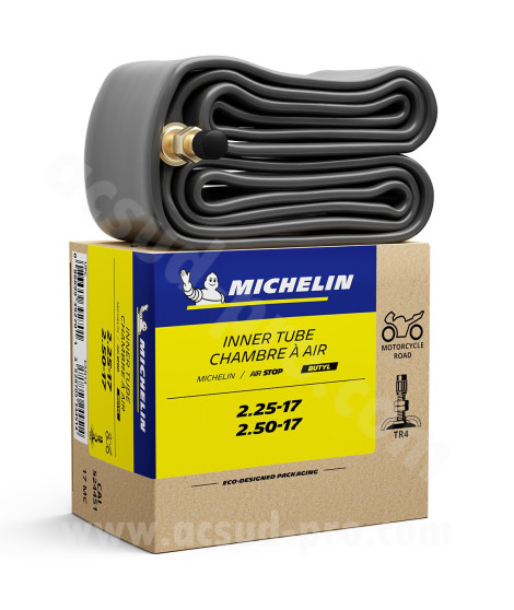 CHAMBRE A AIR CYCLO 17" 2 1/4 - 2 1/2 X17 MICHELIN (17MC) VALVE TR4