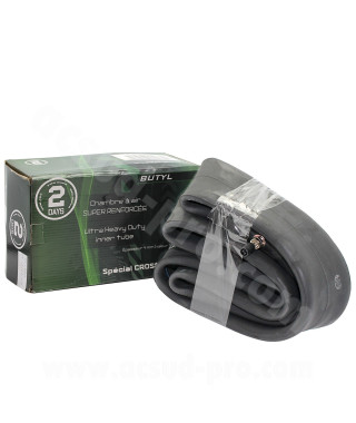 CHAMBRE A AIR SUPER RENFORCEE 19" (Super Heavy Duty) 100/90-19. 110/90-19 (120/80-19. 130/70-19) VALVE TR6 EP. 4mm