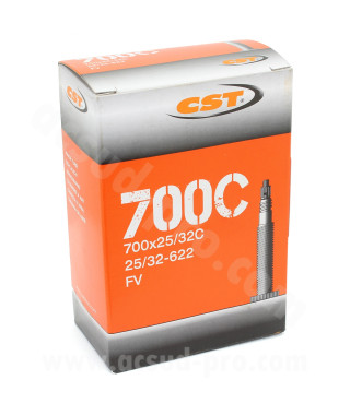 CHAMBRE A AIR VELO 700 x 25 A 32 CST PRESTA VP